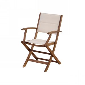 ナチュラルガーデンチェア2個セット