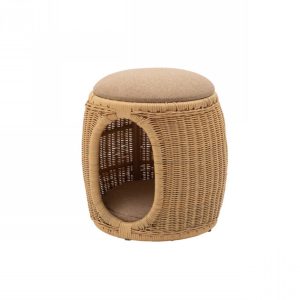ラタンのペットスツール