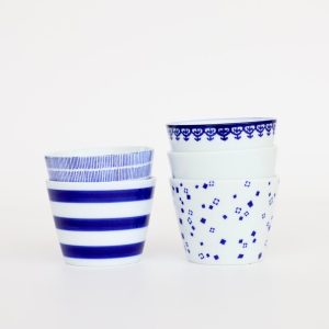 印判そば猪口 蛇の目高台